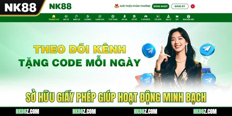 Sở hữu giấy phép giúp hoạt động minh bạch
